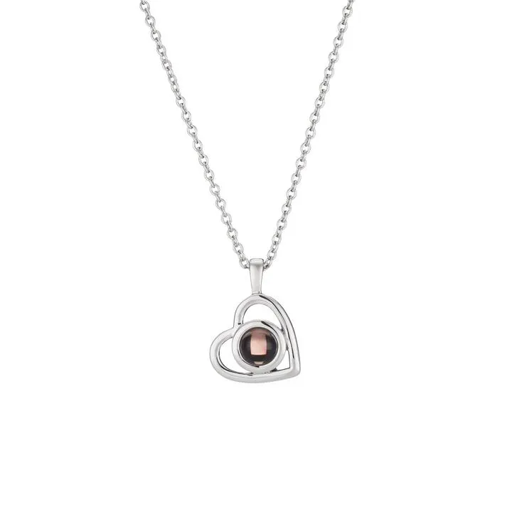 Personalized Heart Photo Necklace Please upload your photo first, and then place an order, we will send it to you after making it