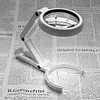 LED Folding Magnifier for Reading Portable Handheld Loupe Magnifying Glass for Cross Stitch