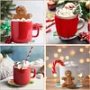 8pcs/set DIY Diamond Painting Art Coaster Kit with Holder (Christmas Gnome)