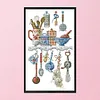 Kitchenware-14CT Stamped Cross Stitch Kit(23*38cm)