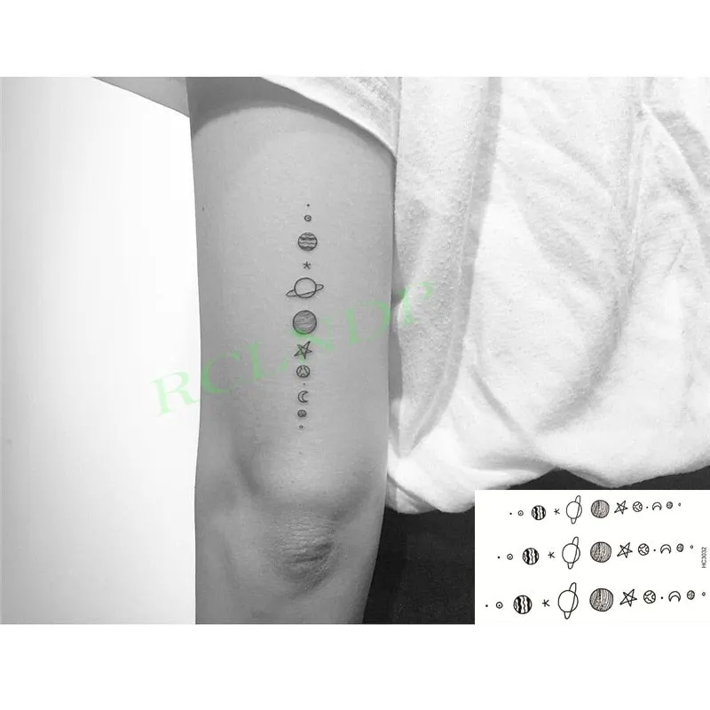 Waterproof Temporary Tattoo Sticker Cute Colorful Cartoon Bear Flash Tatoo Fake Tatto Body Art for Woman Men