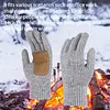USB Electric Heated Gloves Anti-Slip Thicken Cycling Glove for Winter Ski Sports
