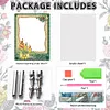Floral Special Shape Diamond Painting Photo Frame Home Decor (Christmas Green)