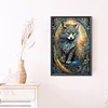 Diamond Painting-DIY Full Round Drill Black Wolf(40*60CM)