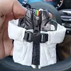 Downcoat Keychain Charm Bag Charm Jacket Funny Gift Idea