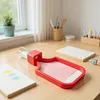 Diamond Art Painting Bead Sorting Tray with Jar for Diamond Art Beads (Red)