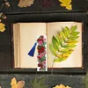 DIY Special Shape Diamond Painting Leather Rose Bookmark Tassel Embroidery
