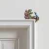 (US Local)Peacock  Diamond Painting Door Corner Sign DIY Door Frame Decoration