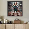 Peinture au diamant de perceuse ronde de baseball-40*40cm