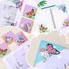 6pcs DIY Rhinestones Mosaic Diamond Painting Corner Bookmark Kit