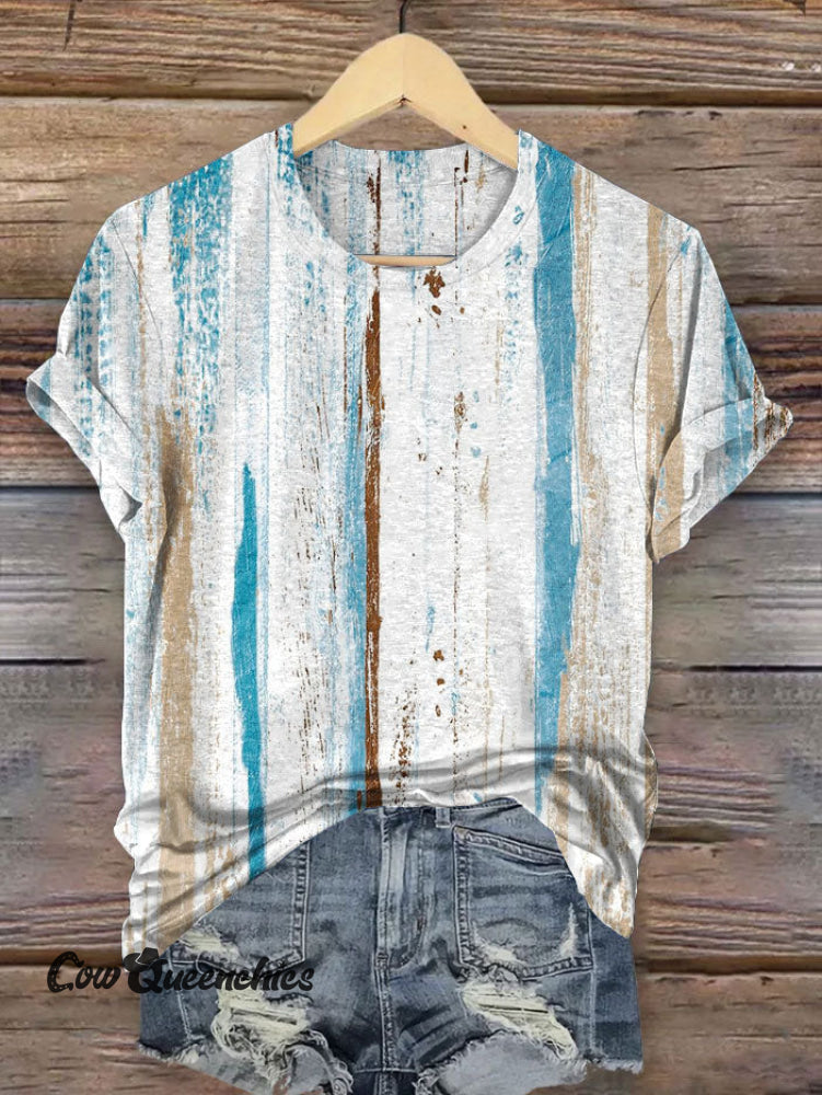 Vintage Art Print T-shirt Multicolor / S