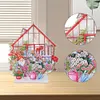 >SALE<Acrylic Hanabusa Gnome Desktop Diamond Painting Art Kits for Home Office Decor