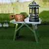 Stainless Steel Compact Camping Table Folding Camp Table for Cooking Hiking