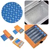 2-in-1 Diamond Art Storage Containers & Line-Up Tray, Upgrade Convex Point Bottom Design for Efficient Crafting DIY Diamond Art Accessories