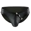 Men's Sexy Patent Leather Briefs
