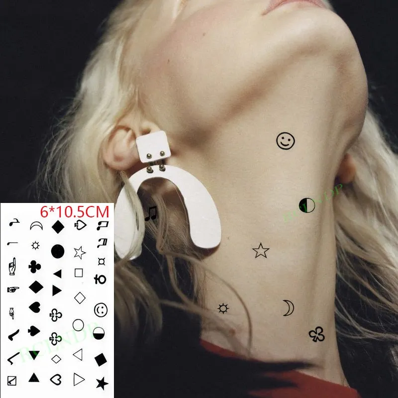 Waterproof Temporary Tattoo cute squirrel fox dog rabbit owl Cat animal fake tatto stickers flash tatoo for kids girl women lady