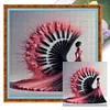 (Counted/Stamped)Piano Girl-11CT Cross Stitch 40*40cm