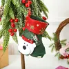 Christmas gift bag candy bag Santa Claus socks decoration Christmas tree pendant