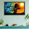 Silhouette Tree - 11CT Stamped Cross Stitch - 35*50cm - Natural