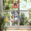 (US Local)DIY Diamond Painting Double Sided 3D Wind Chime Pendant  Hanging Kit