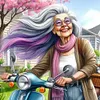 Diamond Painting-DIY Full Round Drill Elderly Lady