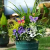 8PCS DIY Diamond Painting Garden Stakes Decor Kit (Butterfly)