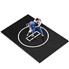 [US Local Warehouse] Wrestling Mat 10ft X 6.6ft Jiu Jitsu Mats Judo Mat with 3cm Thickness for PE Training Yoga BJJ MMA Grappling Boxing Martial Art (Black)