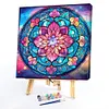 Mandala Glass Painting - Paint By Numbers Acrylic Painting 40*40cm