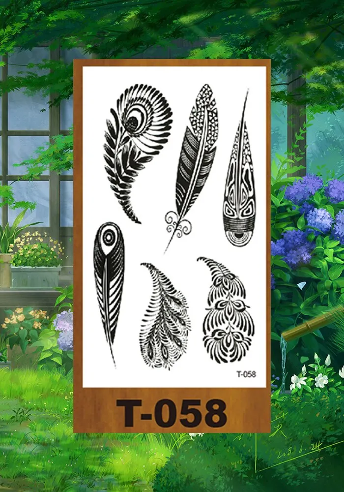 Drop Shipping Small Temporary Tattoo Stickers Solar System Animal Panda Deer Girl Kid Arm Buttock Abdomen Neck Ankles Art Tatoo