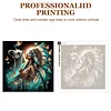 (US Local)Paint By Numbers Kit On Canvas DIY Oil Art Girl Picture Home Wall Decor40x40cm