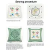 Tomato-14CT Stamped Cross Stitch Throw Pillowcase Egyptian Cotton 33*33cm