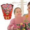 Greeting Cards Paper Popup Cards (Carnation)