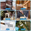Double-sided folding saw, outdoor camping portable small hand saw, wood saw, household butterfly saw