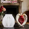 3D Angel Wing Flower Mould Silicone Wave Spiral Candle Mould Reusable Easy To Demold for Candles Soaps Crafts DIY Home Decor (Swirl Scroll)