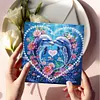 (US Local)6PCS Whale DIY Diamond Art Greeting Cards Congratulations Cards & Gifts
