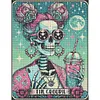 Diamond Painting -5D Full Round Drill Hipster Skull(40x50cm)