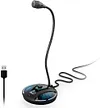 USB Recording Microphone, Computer PC Podcast Condenser Cardioid Mic with Mute Button & LED Indicator for Laptop, Mac, PS4 - Vocal, Podcasting, Skype, YouTube, Games, Streaming (JV603PRO)