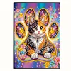  Cat 5D DIY Diamond Art Painting Notebook Kit 50 Pages A5 Rhinestone Art Painting Notebook Kit for Adults Beginners Holiday Birthday Gift