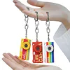 Thumb Camera with Long Battery Life Mini Camera Keychain Bag Charms with 1.47In IPS Screen 1440p 2K for Beginners Teens and Adults