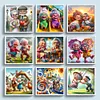 (Multi-Style) Old Couple-11CT Stamped Cross Stitch 40*40cm/15.75*15.75in