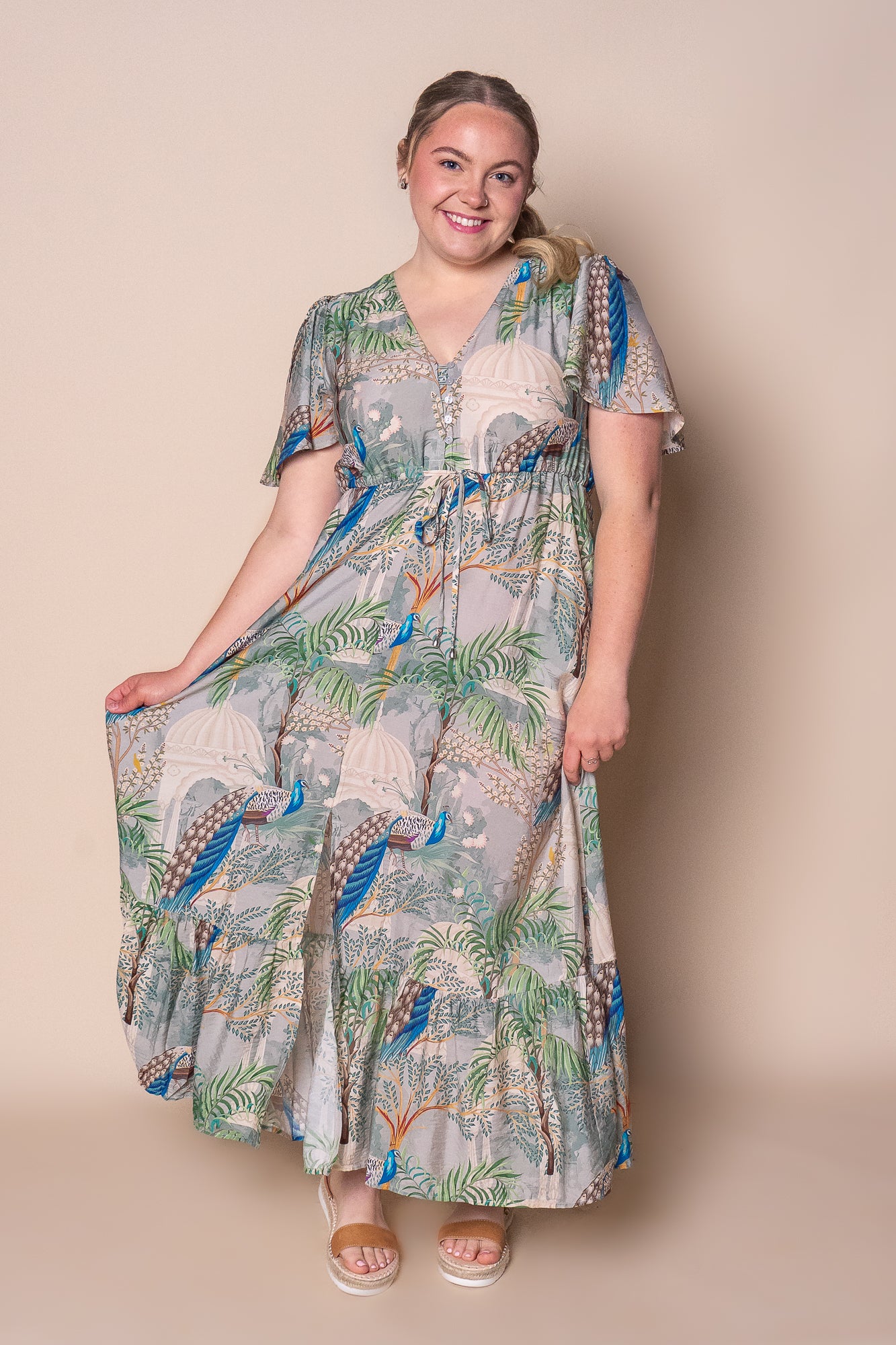 Suri Maxi Dress in Green