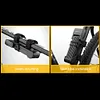 Bicycle Foldable Lock High Security Lock for Motorcycle Scooter E-Bike (Black)