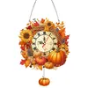 Diamond Painting Animal And Flower Hanging Clock Pendant Kit for Decoration
