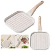 Nonstick Egg Griddle Pan with Heat-Resistant Handle Frying Pan for Stove Tops