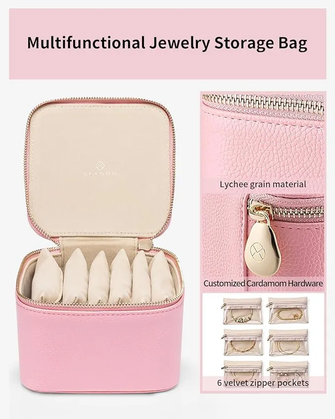 🔥LAST DAY 49% OFF🔥Leather Jewelry Boxes for Travel - Buy 2 Free Shipping