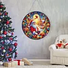 Double Sided Effect Christmas Special Shape Snowman Diamond Painting Hanging Pendant Decor Kit