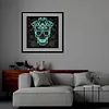Flower Skull-Luminous Special Shaped Diamond Painting Kit