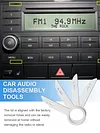 4Pcs Audio Sound Remover Key CD DVD Car Radio Install Disassembly Tool for Skoda