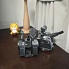 New solar car-mounted car ornaments creative automatic rotating model