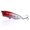 5Pcs Popper Fishing Lures 6.5cm 11g Wobblers Artificial Bait for Bass Perch Pike